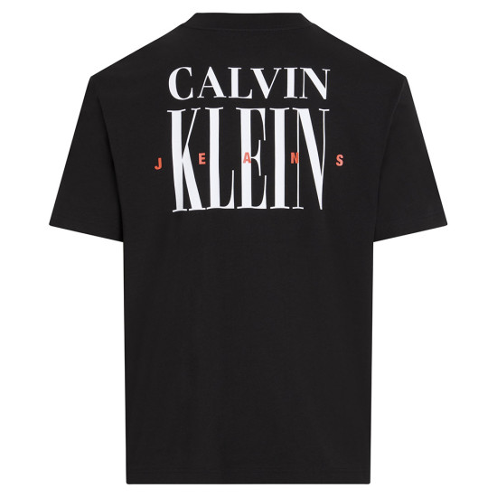 Calvin Klein Ανδρική κοντομάνικη μπλούζα Serif Font Graphic Tee